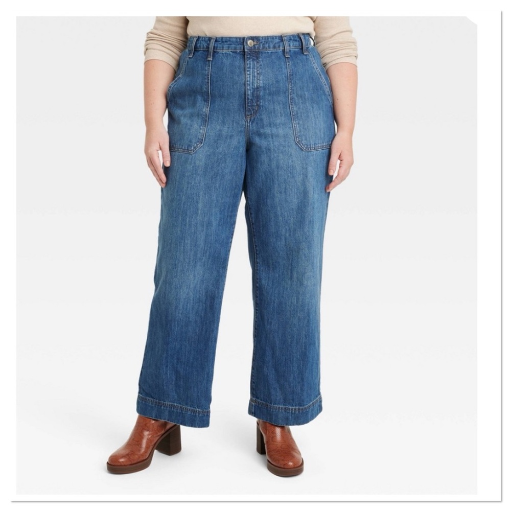 Women’s High Rise Wide Leg Jeans Universal Thread